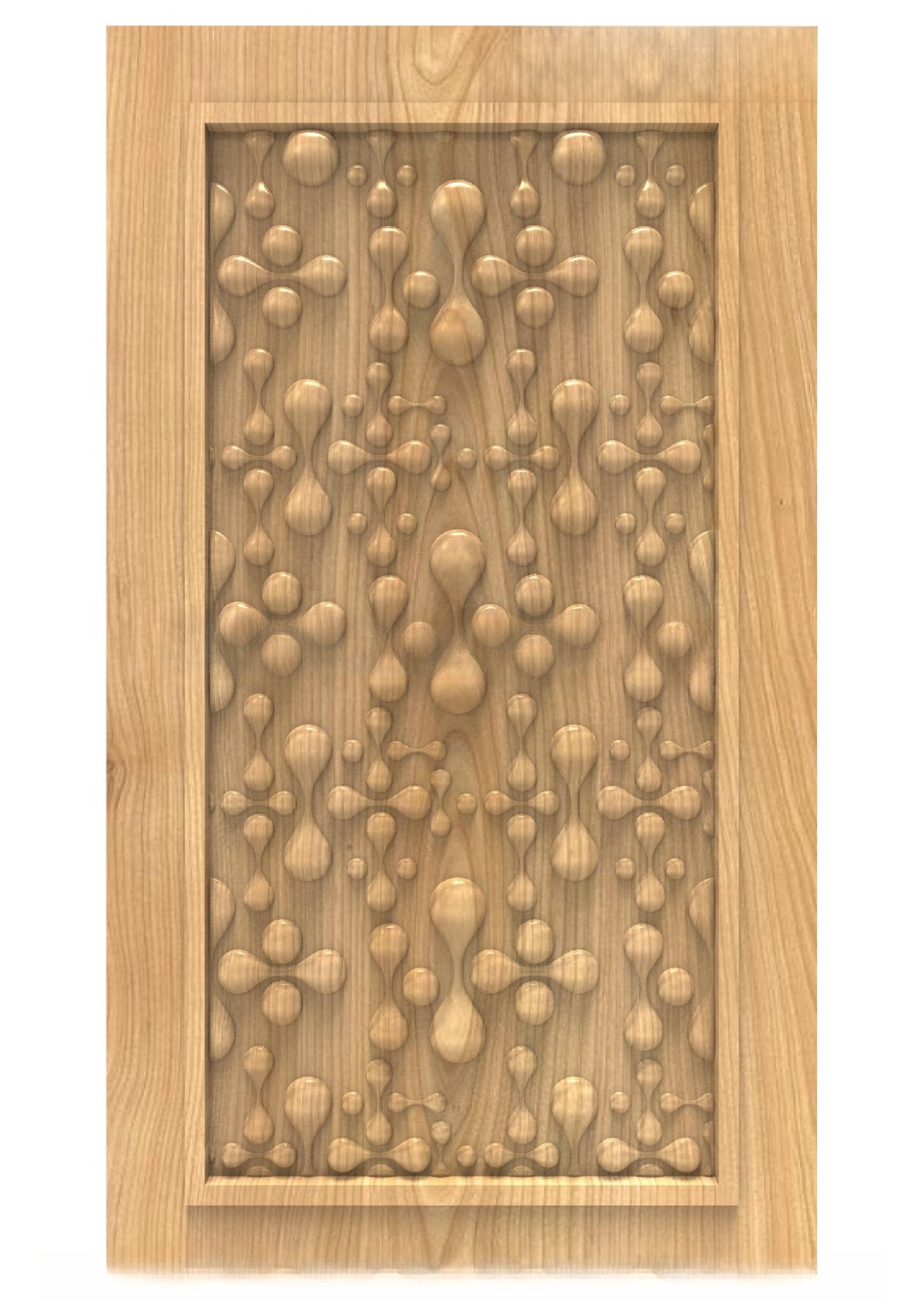 GSK DELITE DOORS - DL-62 Modern Abstract Geometric Relief Carved Door Design